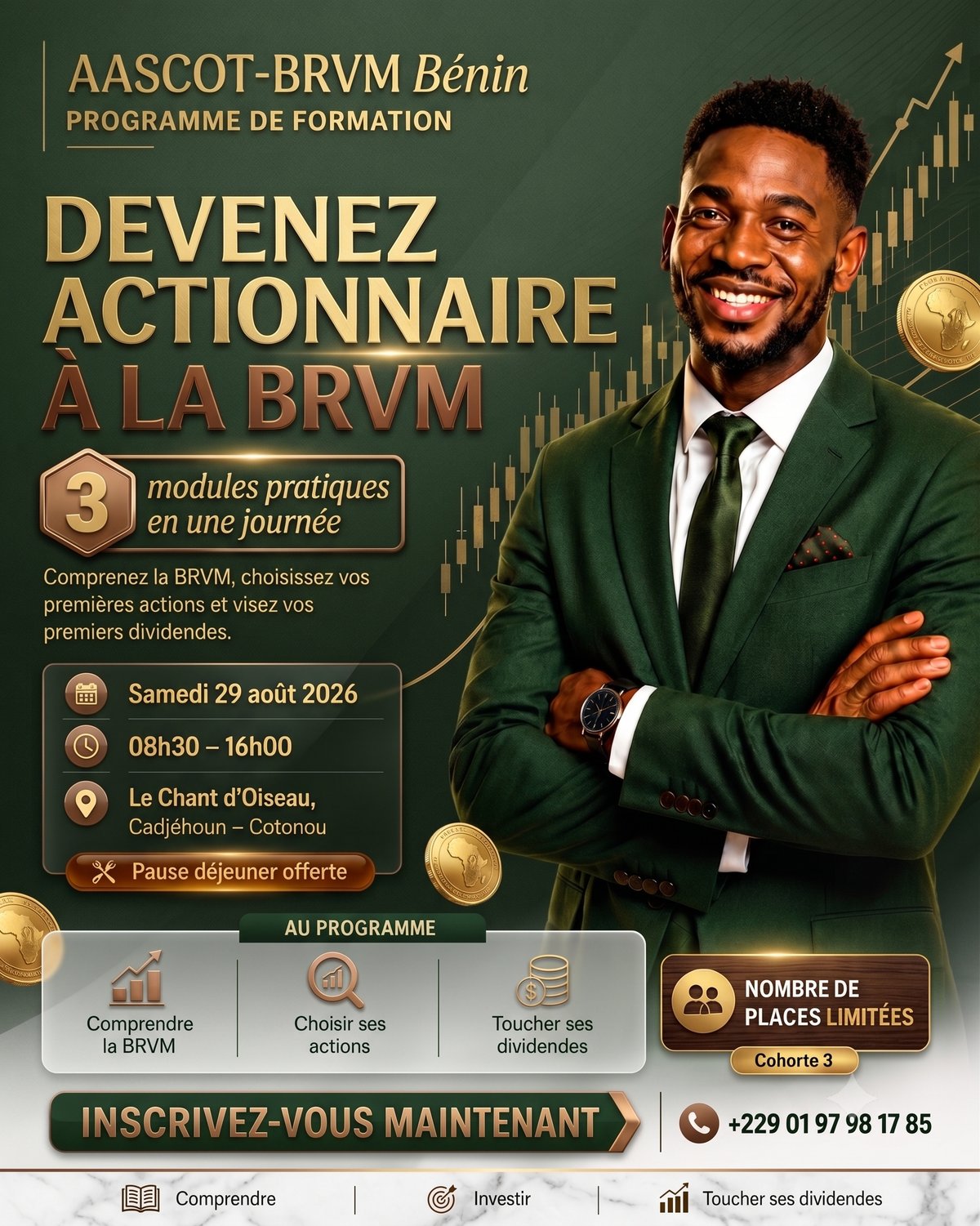 3 Séances pour Devenir Actionnaire — Cohorte 3 (Août 2026)